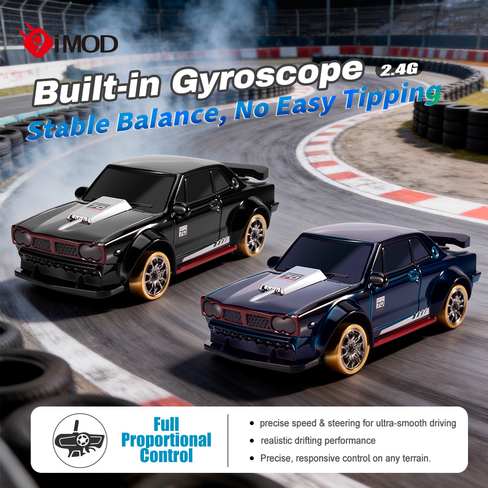 Rc Drift Car Kit - 9IMOD 1/64 RC Drift Arabası 2.4G