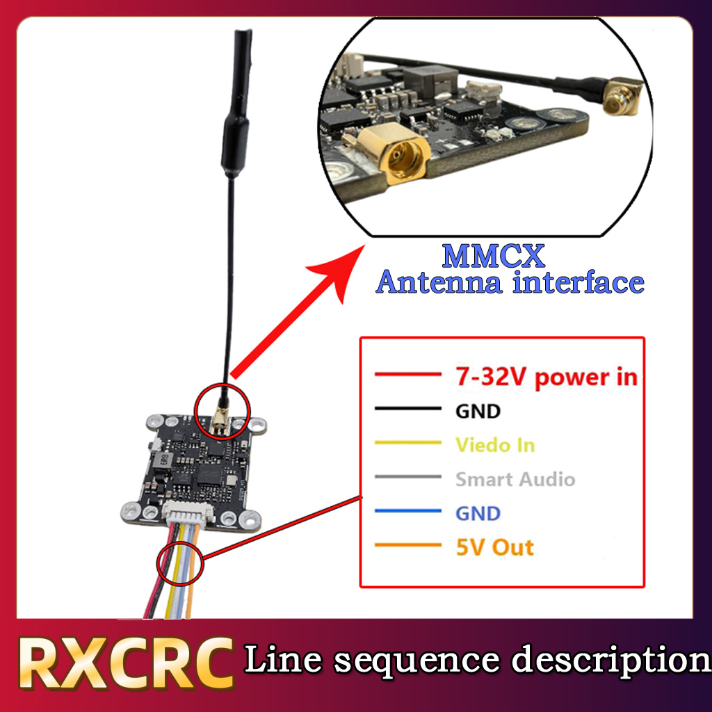 RXCRC 5.8G Modülü 48CH 1.6W VT - Drone Rc Control incelemesi ve fiyatı