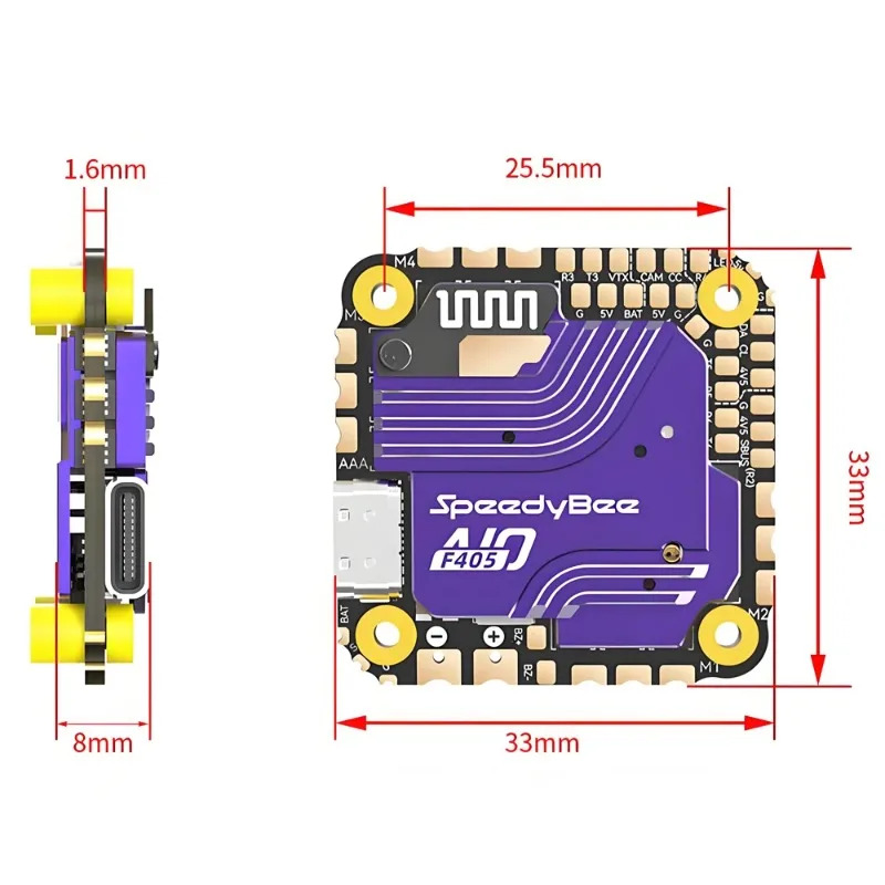 SpeedyBee F405 AIO Uçuş Kontro - Drone Rc Flight Controller incelemesi ve fiyatı