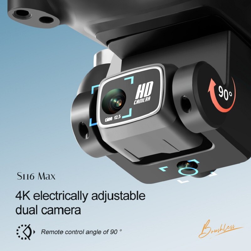 S116 MAX Elf Drone Profesyonel - Drone Rc S116 incelemesi ve fiyatı