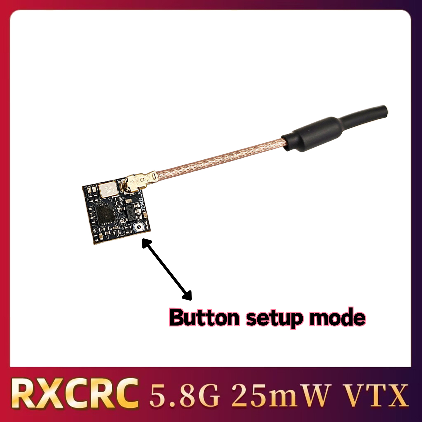 RXCRC 5.8GHz 48CH FPV 25mW Ana - Drone Rc Control incelemesi ve fiyatı