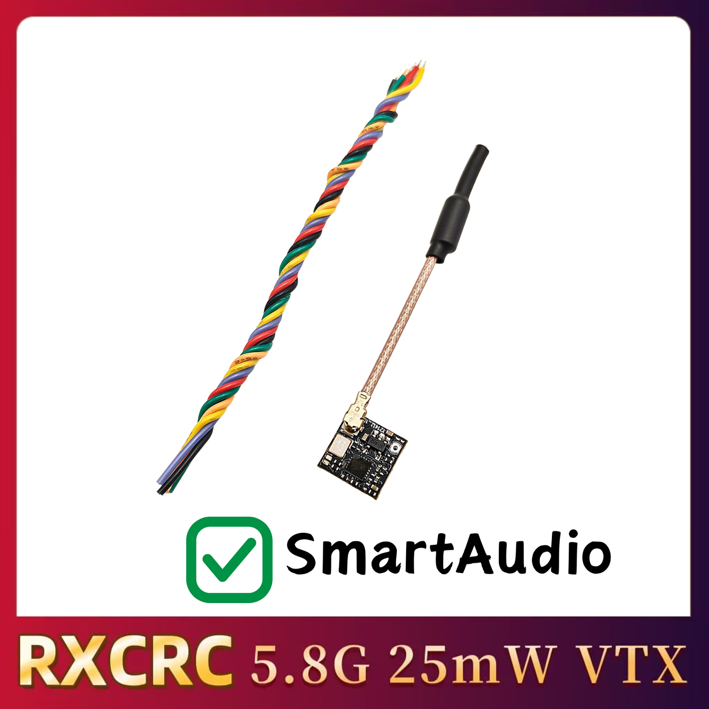 RXCRC 5.8GHz 48CH FPV 25mW Ana - Drone Rc Control incelemesi ve fiyatı